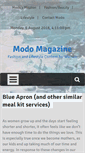 Mobile Screenshot of modomagazine.com